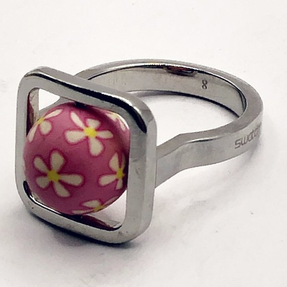 Swatch Bijoux spinner ring, size 8 - Picture 10 of 10